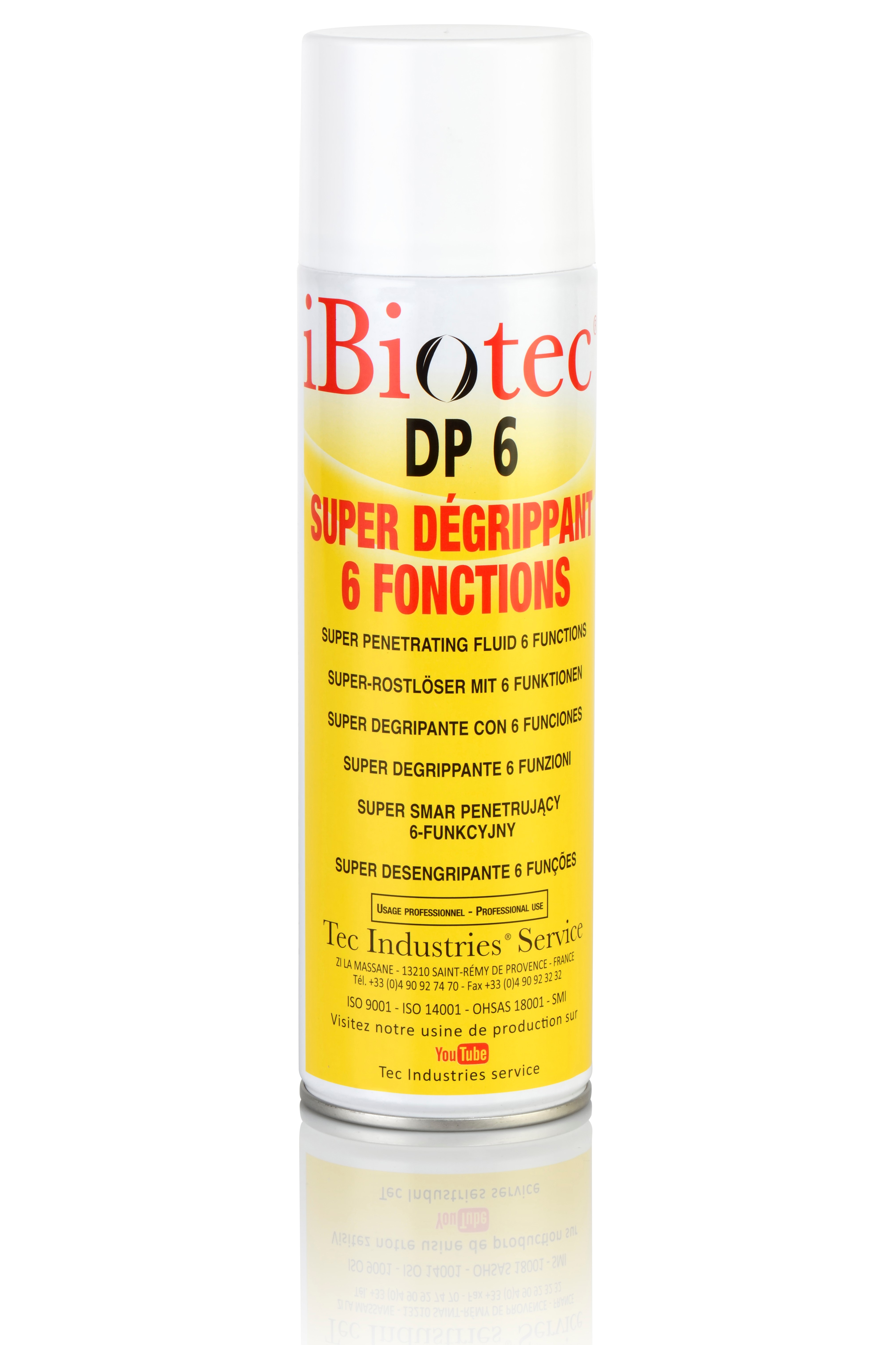 super degrippante forte con effetto disossidante rapido. altamente penetrante. lubrificante anticorrosione, antiusura, detergente, togli catrame. degrippante 6 funzioni. propellente non infiammabile. aerosol degrippante - aerosol degrippante 6 funzioni - fluido penetrante degrippante - degrippante super attivo aerosol degrippante ibiotec - degrippante disossidnate lubrificante anticorrosione detergente - aerosol disossidante, degrippante contatto elettrico. Aerosol tecnici. Aerosol manutenzione. Fornitori di aerosol. Produttori aerosol